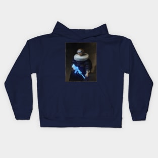 Portrait Of A Trooper Woman Kids Hoodie